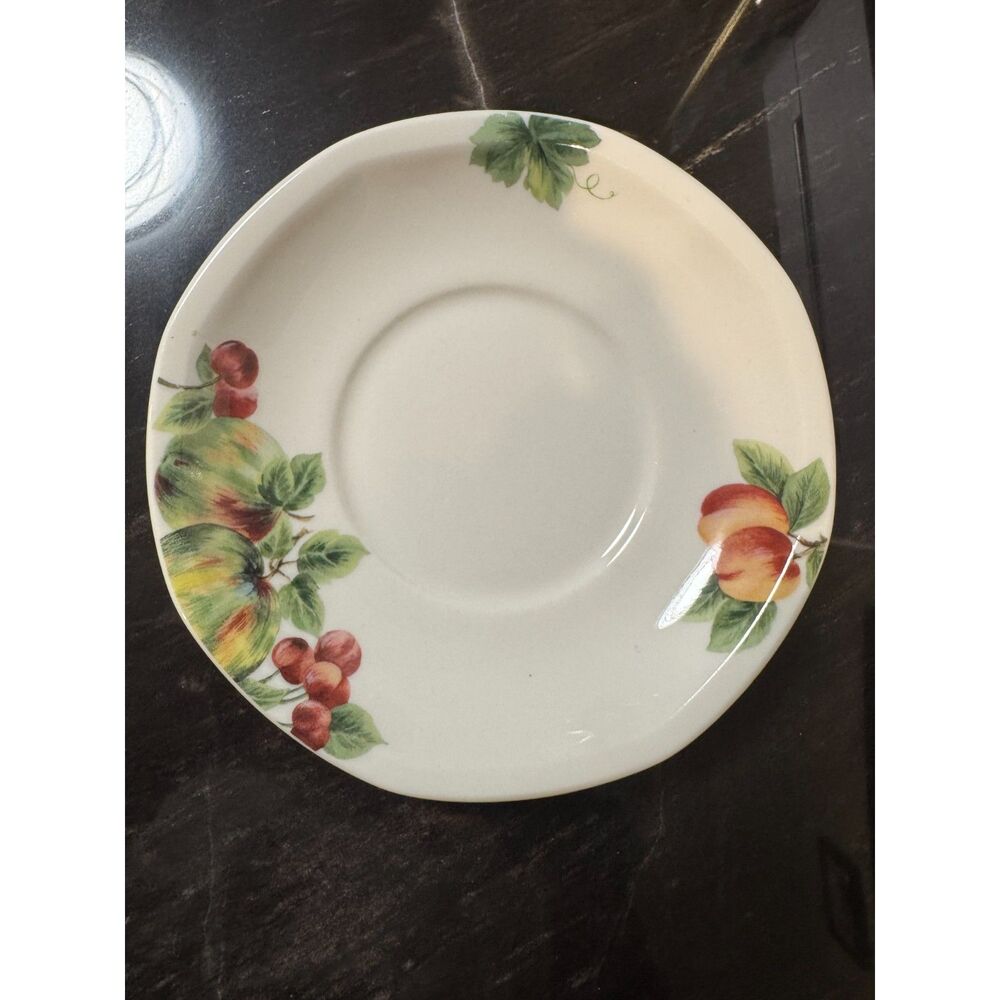 Set of 4 Royal Doulton Vintage Grape Saucers Only Fine China TC1193 1994